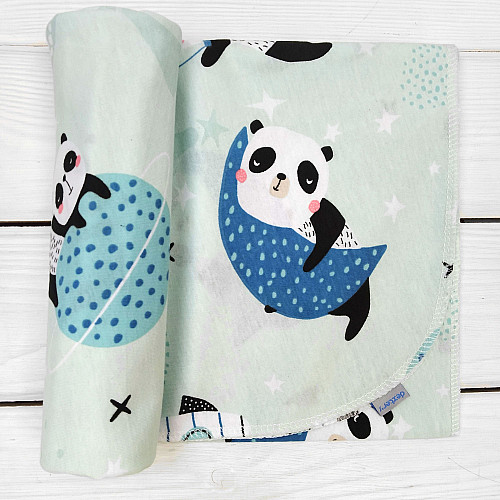 Дитяча пелюшка кулірна panda 90-110 см ментол
