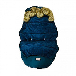Універсальний зимовий дитячий спальний конверт Dearest ізумруд