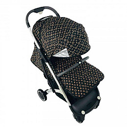 Універсальний дитячий спальний конверт LV Brown на флісі Adamex