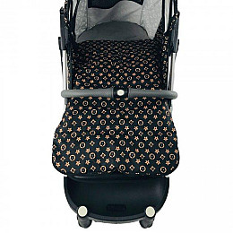 Універсальний дитячий спальний конверт LV Brown на флісі Adamex