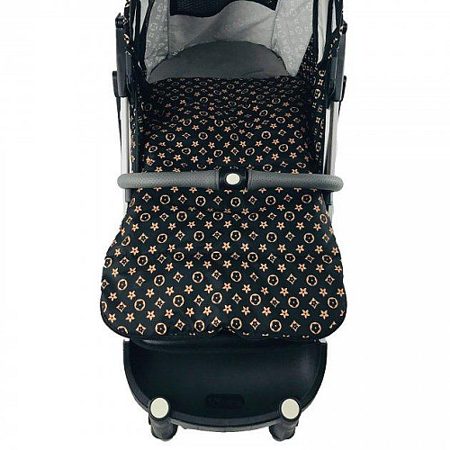 Универсальный детский спальный конверт LV Brown на флисе Adamex
