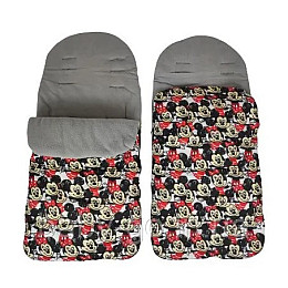 Універсальний теплий конверт дитячий на флісі Дісней Мінні Solve Adamex