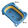 Детская складная ванночка Bestbaby BS-8766 Котик Голубой (12006-69446)