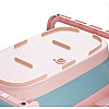 Дитяча складна ванночка Bestbaby BS-8766 Котик Рожевий (12006-69447)