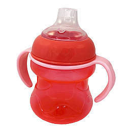 Поильник с силиконовым носиком Mega Zayka MGZ-0304 (Pink) 200 мл