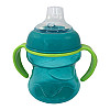 Поильник с силиконовым носиком Mega Zayka MGZ-0304 (Turquoise) 200 мл