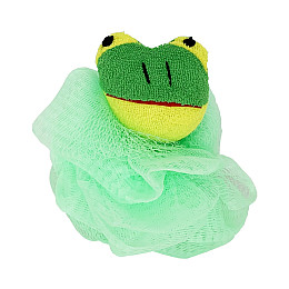 Мочалка для купания малышей Жабка Mega Zayka MGZ-0912(Green) нейлон