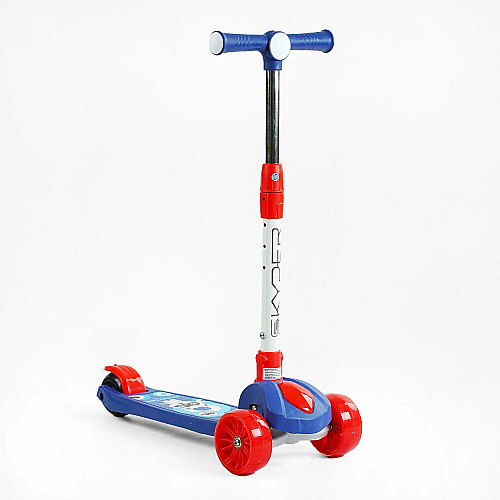 Самокат трехколесный Skyper PU 125 х 40 мм Blue and Red (144380)
