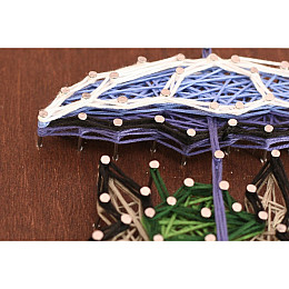 Набір стринг-арт Тоторо Abris Art ABC-025 дерев'яна основа