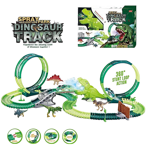 Автомобільний трек RC Toys Діно площадка 178 елементів Green (139100)