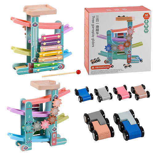 Детская парковка Yufeng Fan Racing Track 30 х 9 х 30 см Multicolor (103953)