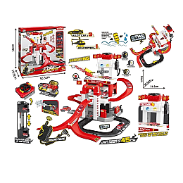 Дитяча парковка RJS Toys 53 елементи Red (157316)