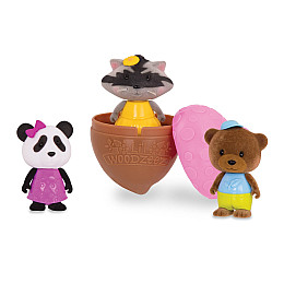Набор игровых фигурок 3 шт Li`l Woodzeez Bobblehead