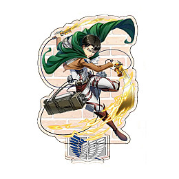 Фігурка акрилова The Coop Леві Аккерман Attack on Titan Series 4 10 см Різнокольоровий (26575)