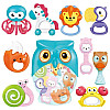 Набір погремушок Baby Toys 9 шт Різнокольоровий (123961)