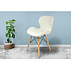 Крісло JUMI Scandinavian Design (эко-кожа) White
