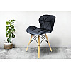 Крісло JUMI Scandinavian Design (еко-шкіра) Black