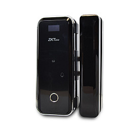 Smart замок ZKTeco GL300 left для стеклянных дверей со сканером отпечатка пальца и считывателем Mifare