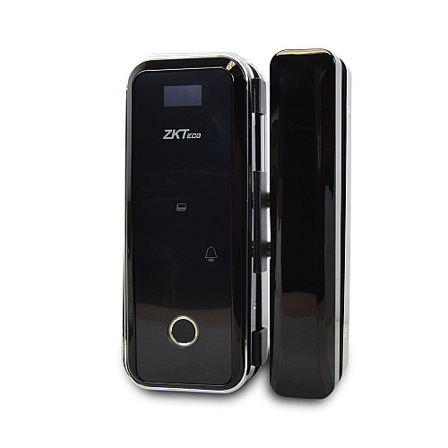 Smart замок ZKTeco GL300 left для стеклянных дверей со сканером отпечатка пальца и считывателем Mifare
