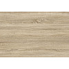 Полка настінна Ferrum-decor Ізі 260x500x150 метал Чорний ДСП Сонома 16 мм (IZI0004)