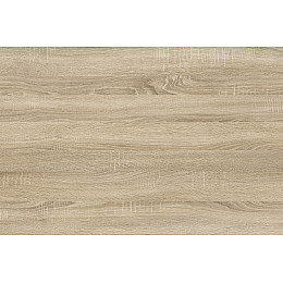 Полка настінна Ferrum-decor Ізі 260x500x150 метал Чорний ДСП Сонома 16 мм (IZI0004)