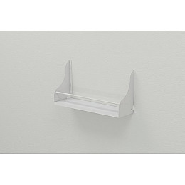 Полка настенная Ferrum-decor Изи 260x500x150 металл Белый ДСП Белое 16 мм (IZI0008)