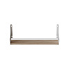 Полка настенная Ferrum-decor Изи 260x500x150 металл Белый ДСП Дуб Сан-Марино 16 мм (IZI0009)