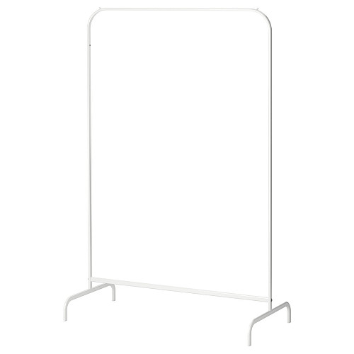 Вешалка стойка для одежды IKEA MULIG 151х99х46 см Белая (601.794.34)