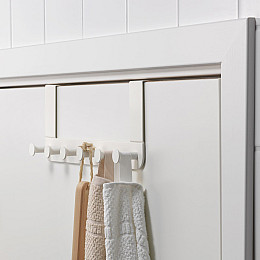 Дверна вішалка для речей одягу рушників IKEA ENUDDEN 35х13 см Білий (602.516.65)