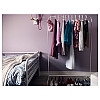 Вешалка стойка для одежды IKEA MULIG 151х99х46 см Белая 601.794.34