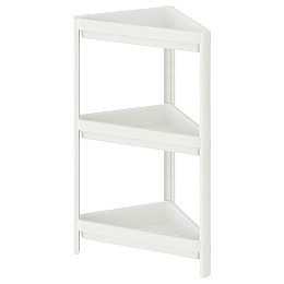 Угловий стелаж IKEA VESKEN ВЕСКЕН Білий 704.710.92