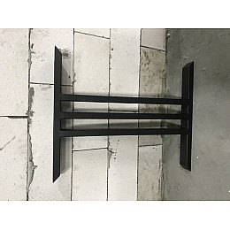 Ножки для стола металлические EK Loft Н 0020 2 шт Черные