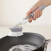 Щітка для чищення посуду з дозатором RC CLEANER BRUSH Gray (do128-hbr)