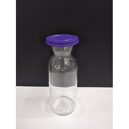 Стеклянный графин с крышкой 1 л. Uniglass Carafe Athos 65310 К