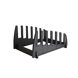 Підставка з поліпропілену під 6 розділових дощок One Chef товщиною до 25 мм 31,6х23×17 см Чорна