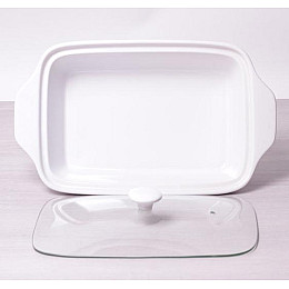 Мармит Food Warmer керамічна форма 3л 38см з підігрівом Kamille DP37025