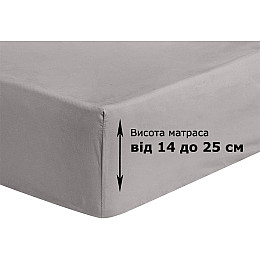 Простинь Кондор 160104 90Х200Х20 См На Резинці Сірий