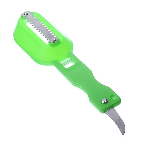 Рибочистка ніж для чищення риби UKC Killing-fish Knife Зелений