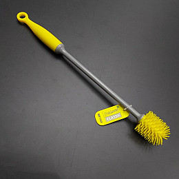 Ершик для миття пляшок Maestro MR-1163 3.5х3.5х30 см жовтий