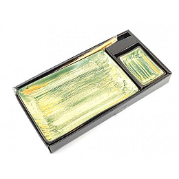 Сервиз для суши None Желто зеленые 1 персона 28х14 см (DN34280H)