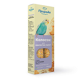 Колосок для попугая Природа Бисквит 140 г (4820157400210)