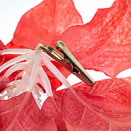 Декоративна квітка Elisey сніжний 20 см Червоний (6008-011)