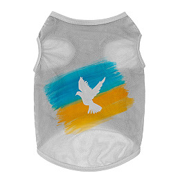 Майка для собак WAUDOG Clothes Флаг XS Серая (300-0229-11)