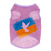 Майка для собак WAUDOG Clothes Флаг XS Розовая (300-0229-7)