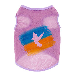 Майка для собак WAUDOG Clothes Флаг XS Розовая (300-0229-7)