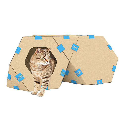 Модульний будиночок для котів Collar TelePet Багатофункціональний комплекс для гри та відпочинку (9072)