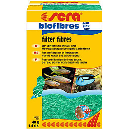 Наполнитель для фильтров грубой очистки воды Sera Biofibres Fine 40 г (4001942084529)