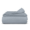 Покривало 75x95 Smoky Knitted Braid COSAS сірий