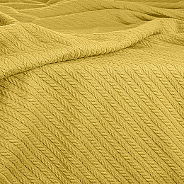 Покрывало 75x95 Summer Knitted Braid COSAS желтый