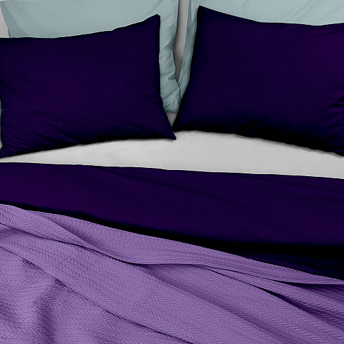 Покрывало 75x95 Lavander Knitted Braid COSAS орхидея